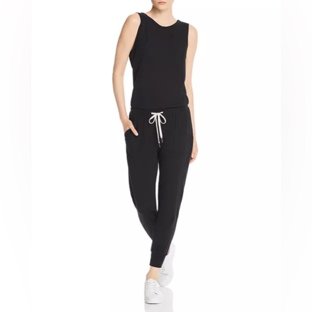 🆕 NWT N:Philanthropy | Dawn Sleeveless Mesh Open Back Jumpsuit | Black